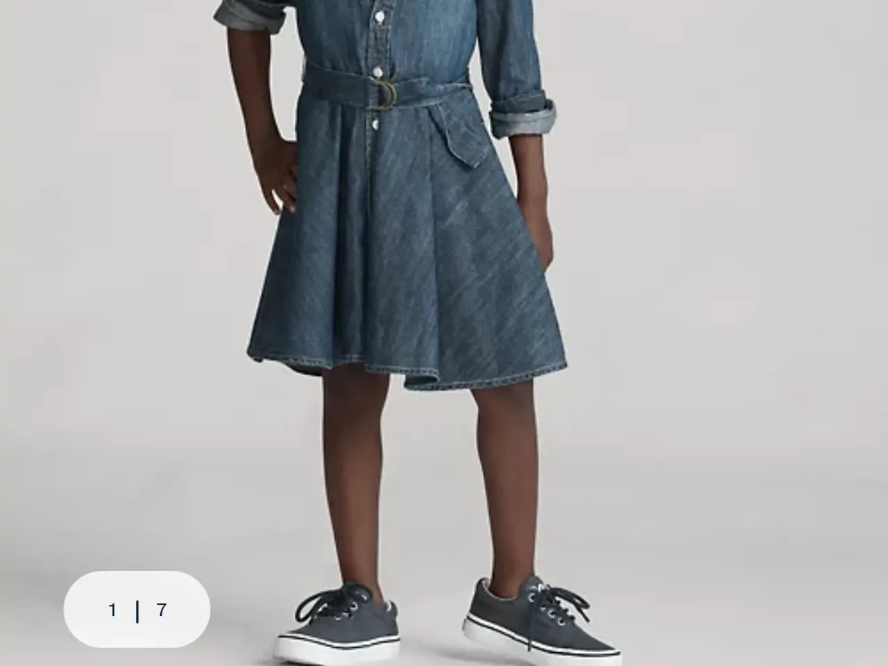Billede 1 - Ralph Lauren denim kjole str 7