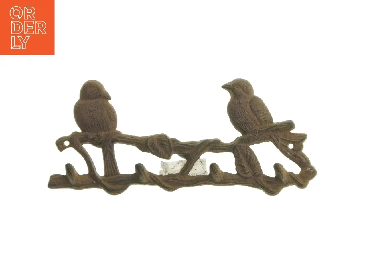 Billede 1 - Antik knagerække i jern (str. 30x13 cm)
