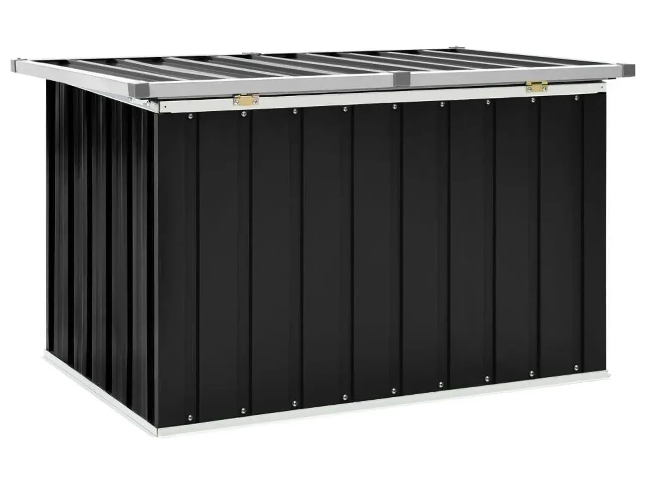 Billede 4 - Hyndeboks 109×67×65 cm - antracitgrå, galvaniseret stål