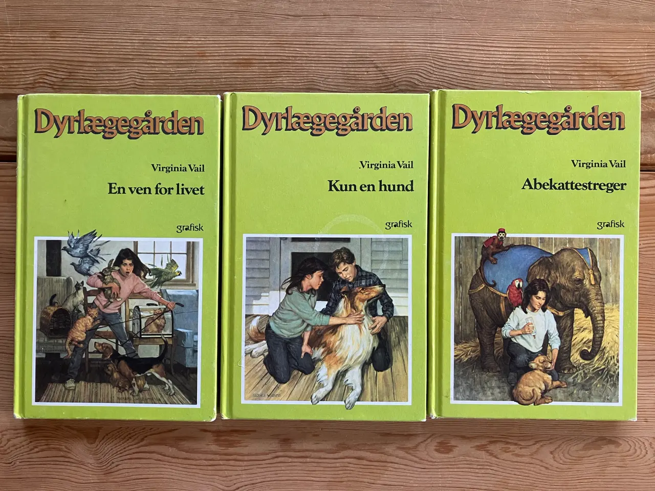 Billede 1 - Dyrlægegården, 3 bøger af Virginia Vail