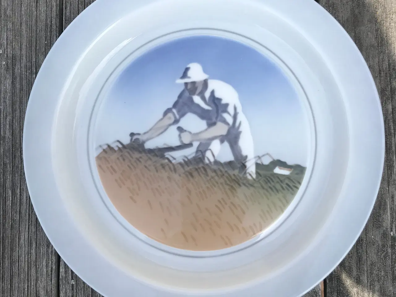 Billede 1 - Tallerken platte royal copenhagen høst