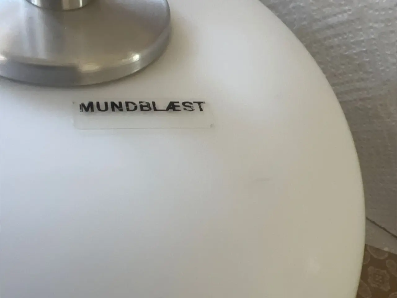 Billede 2 - Flot lampe mundblæst