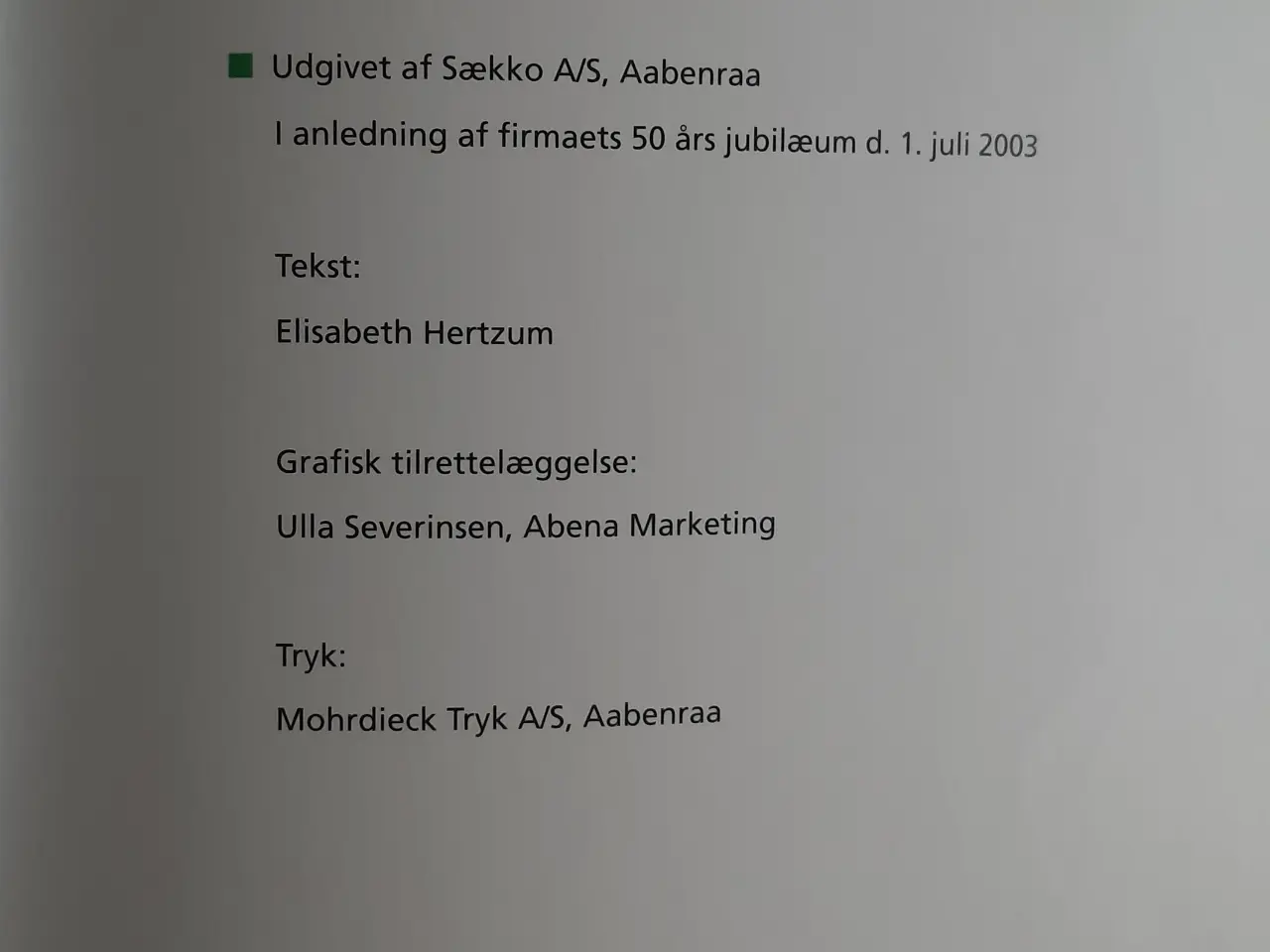 Billede 2 - SÆKKO 1953 -2003