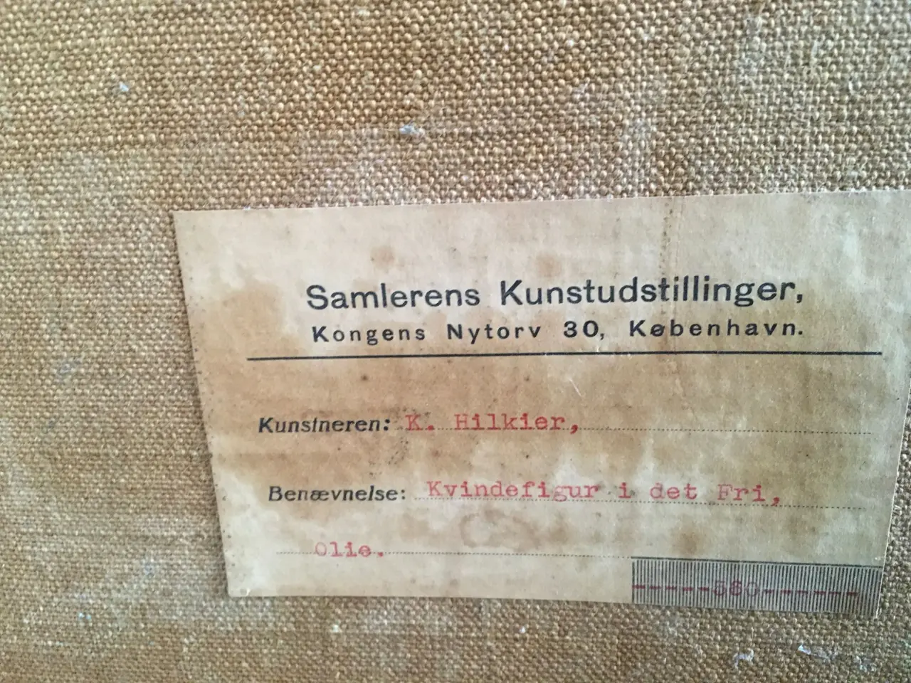 Billede 2 - Maleri K.O.Hilkier