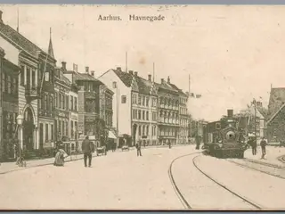 Aarhus - Havnegade - Postkort - Brugt