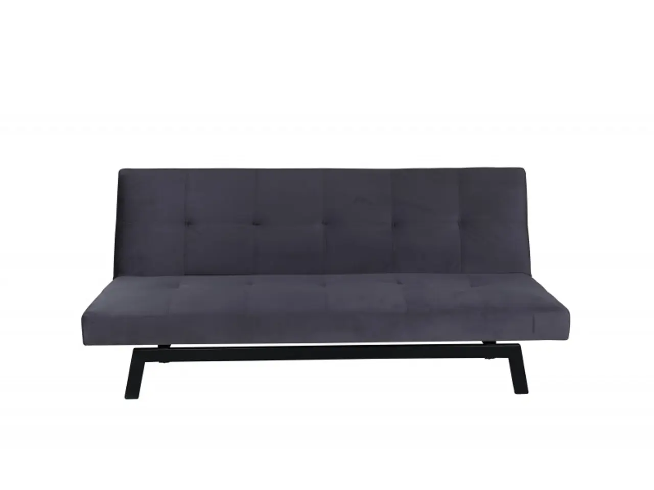 Billede 1 - Bodil Sovesofa - Mørkegrå Velour