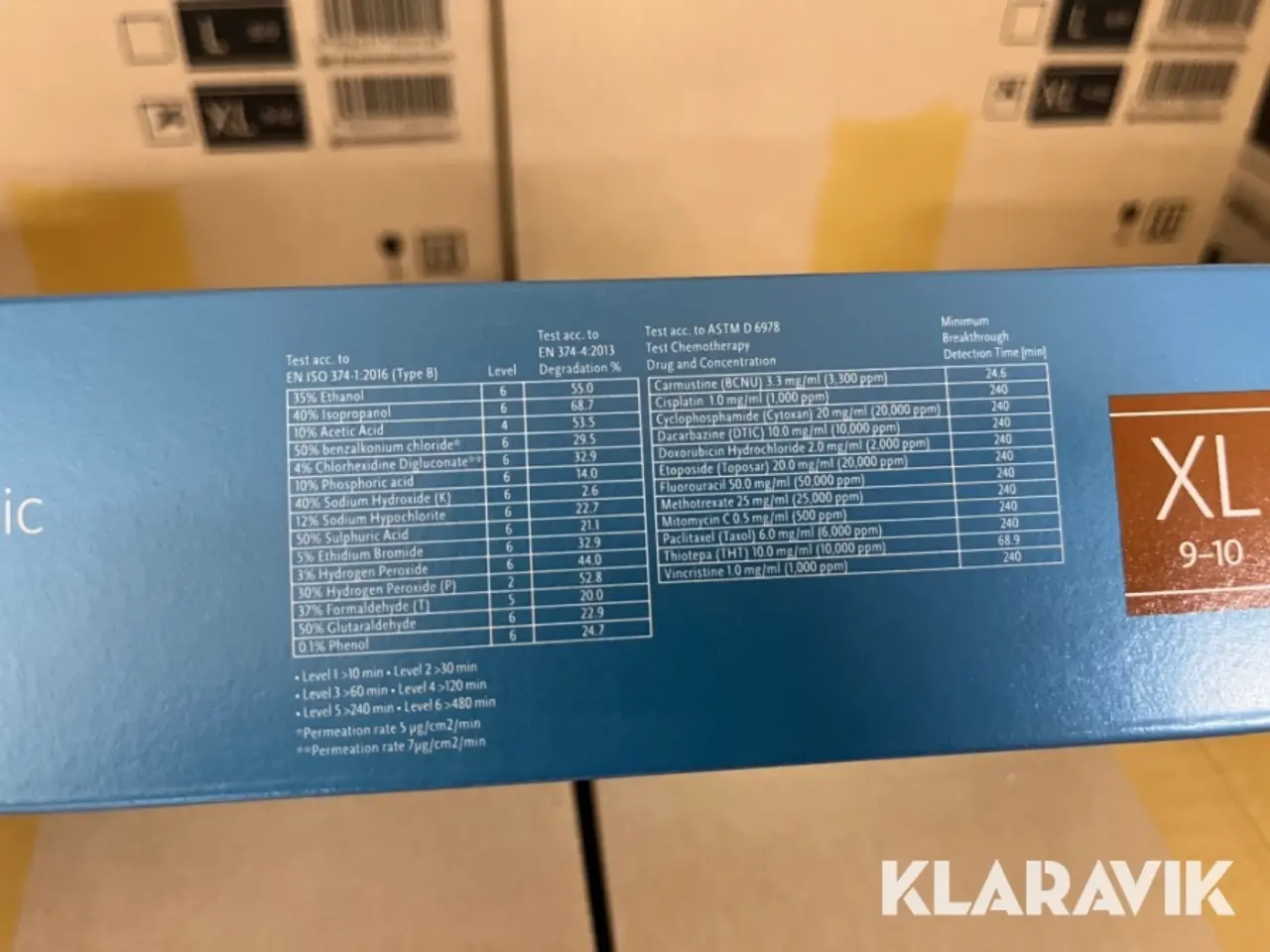Billede 7 - Nitrilhandsker Mercator Nitrylex Classic størrelse XL - 10 kasser