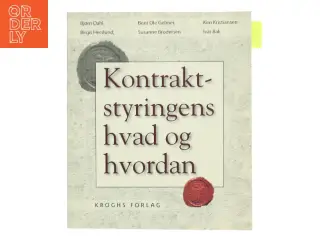Kontraktstyringens hvad og hvordan (Bog)