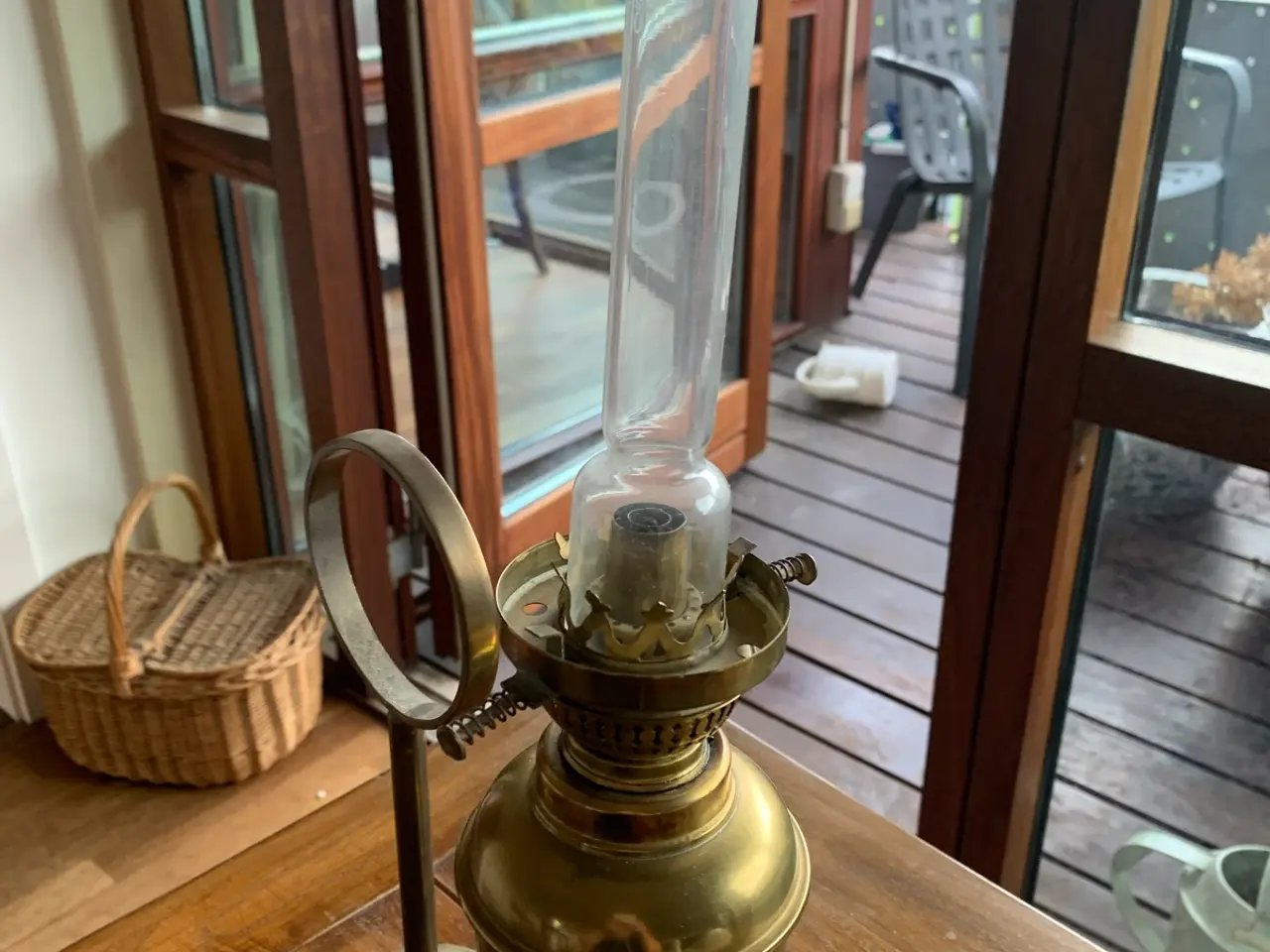 Billede 9 - Smuk messinglampe