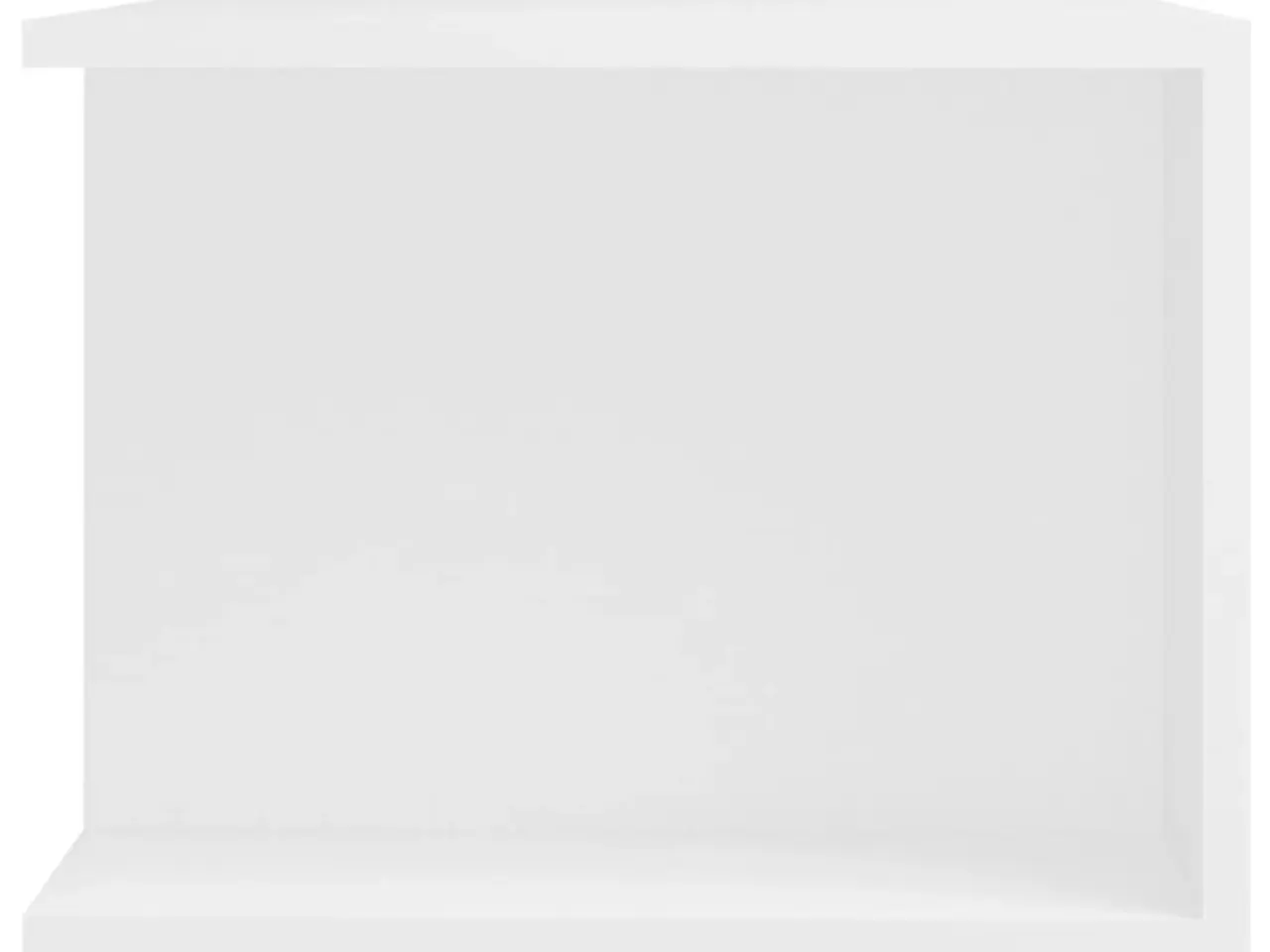Billede 8 - Tv-skab med LED-lys 90x39x30 cm hvid