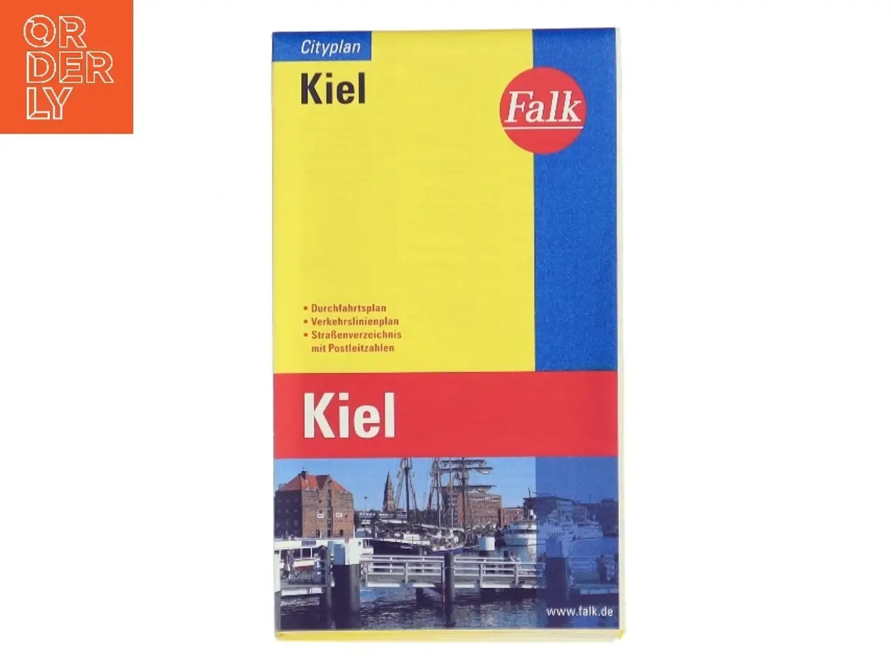 Billede 1 - Bykort over Kiel fra Falk (Bog)