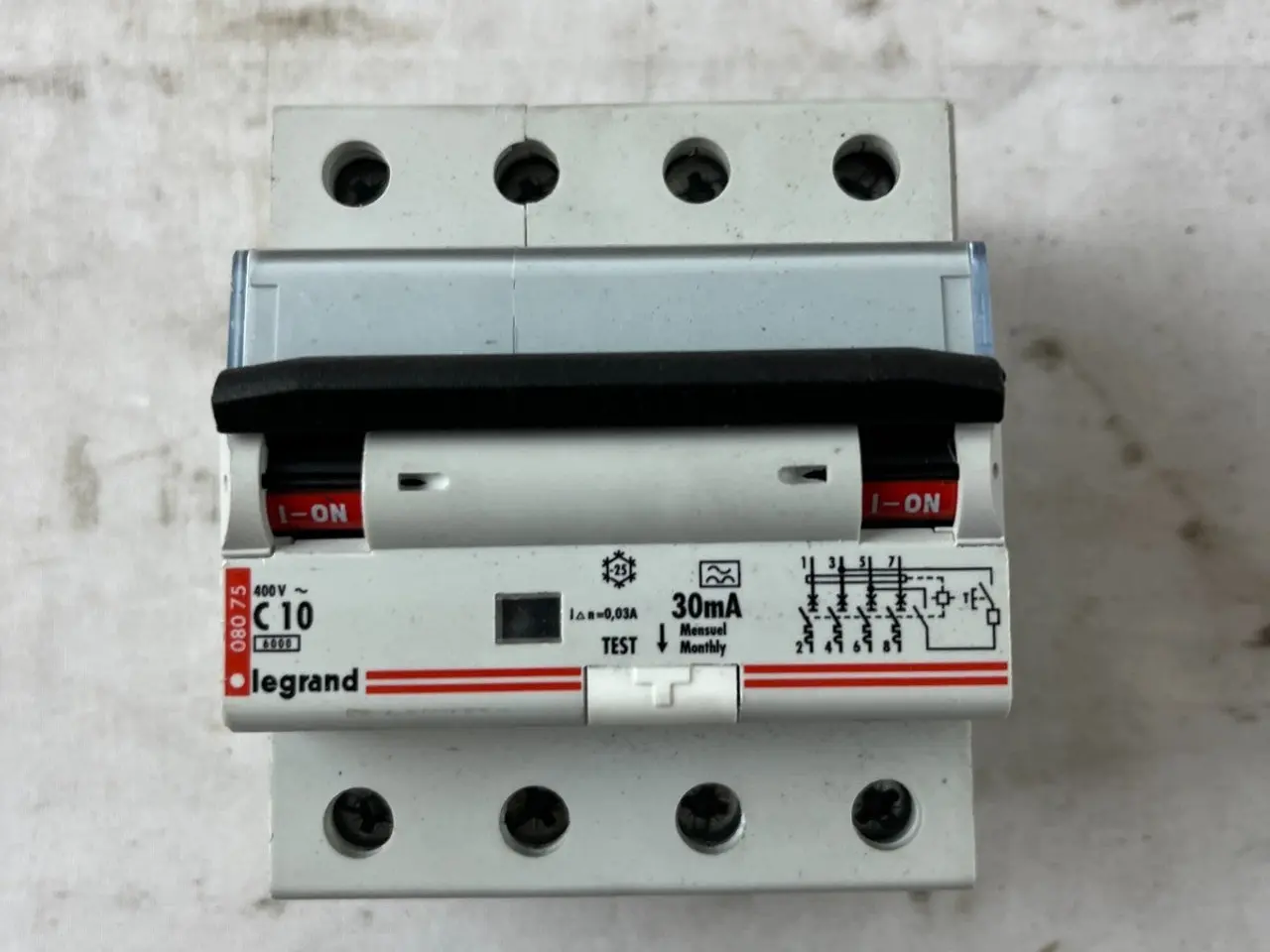 Billede 3 - Legrand C10 RCBO 4P 400V 30mA Residual