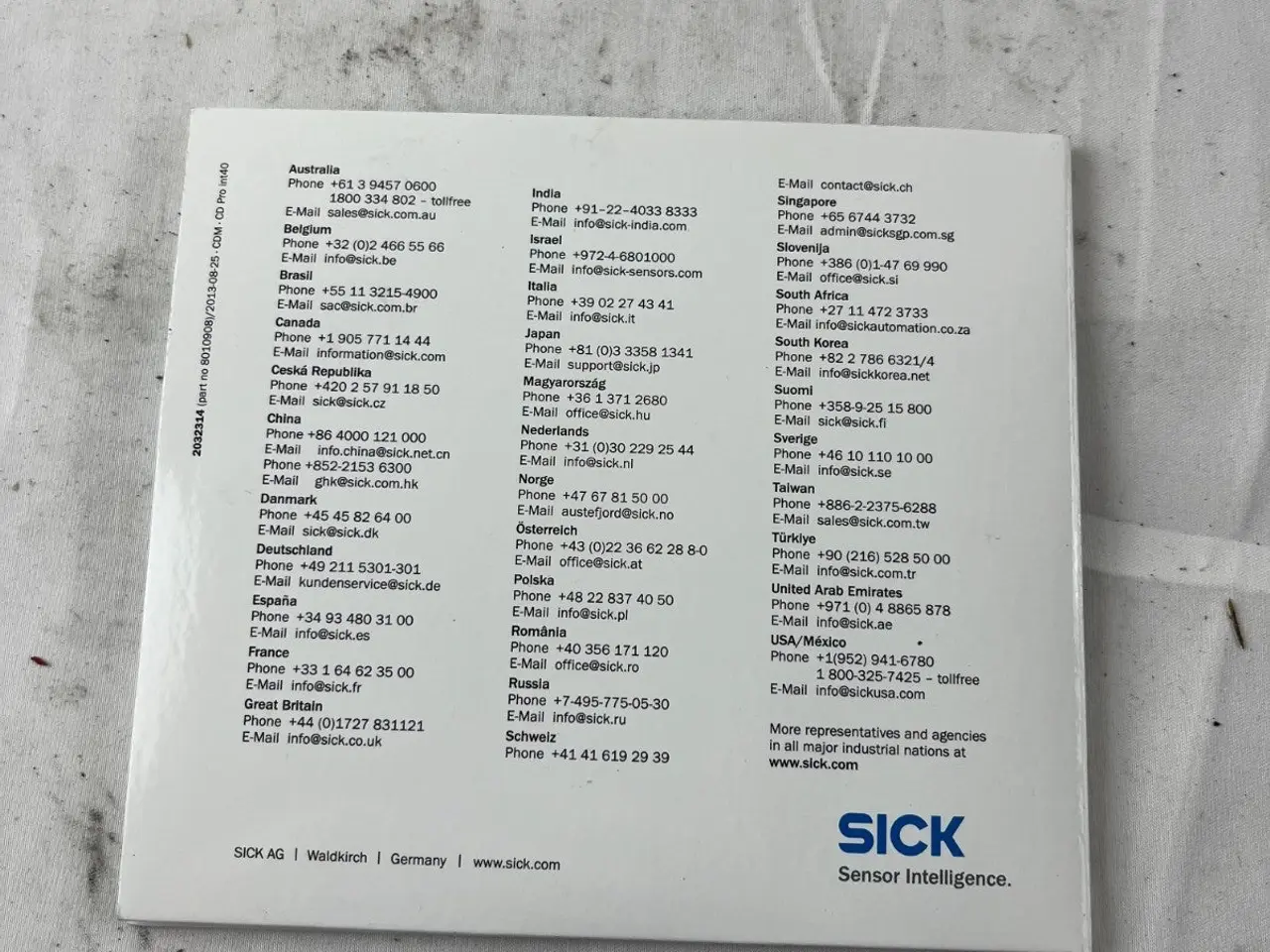 Billede 5 - SICK CDS Software & Manuals DVD Safety Systems