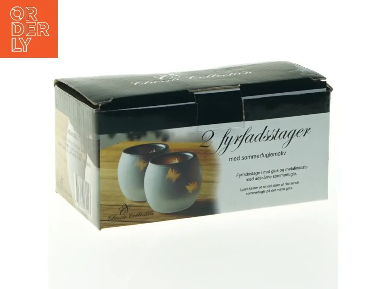 Billede 1 - Fyrfadsstage sæt fra Classic Collection (str. 16,5x8 cm)