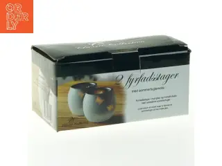 Fyrfadsstage sæt fra Classic Collection (str. 16,5x8 cm)