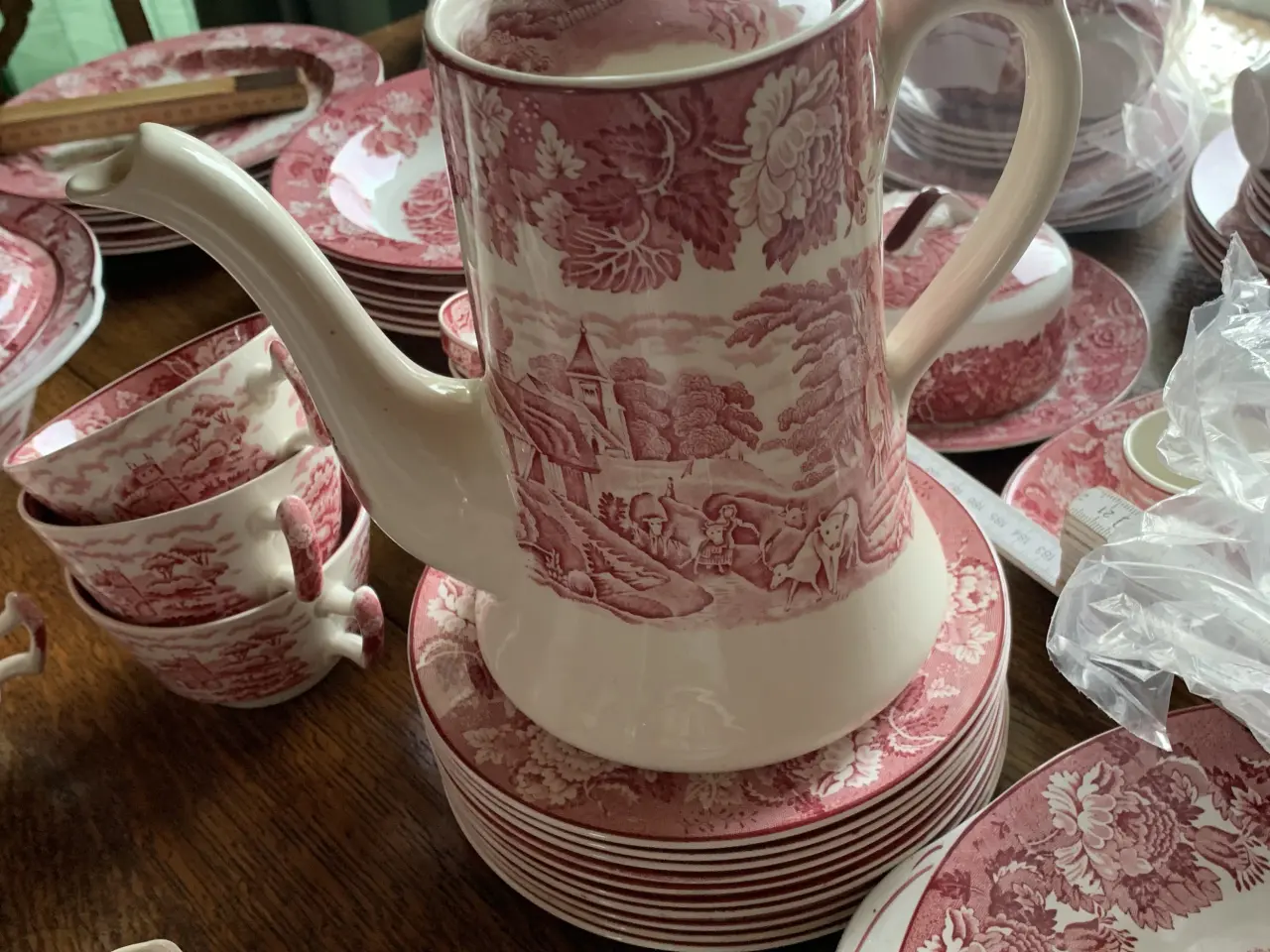 Billede 9 - Rød Paris" Woods Ware Mocca kopper 