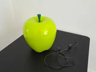 Lampe, grønt æble