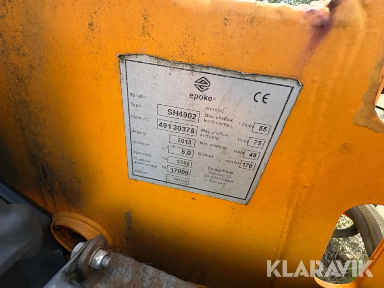 Billede 5 - Kombispreder Epoke SIRIUS COMBI AST SH4902 hydraulisk 1 Styk