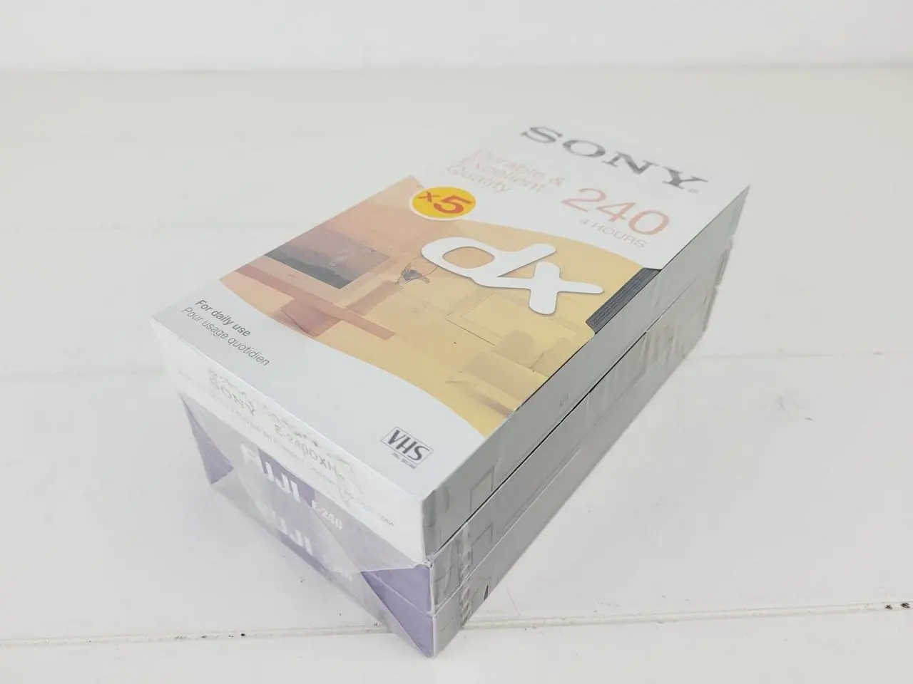 Billede 5 - 3 stk Ubrugte VHS 240 bånd Sony og Fuji