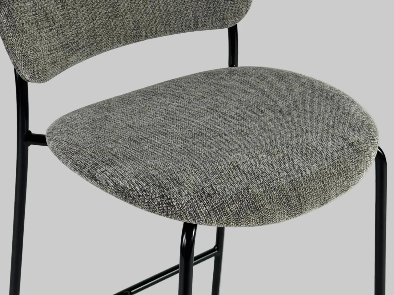 Billede 7 - &tradition Pavilion Barstol – Grå med Sort Stel SH 65 cm