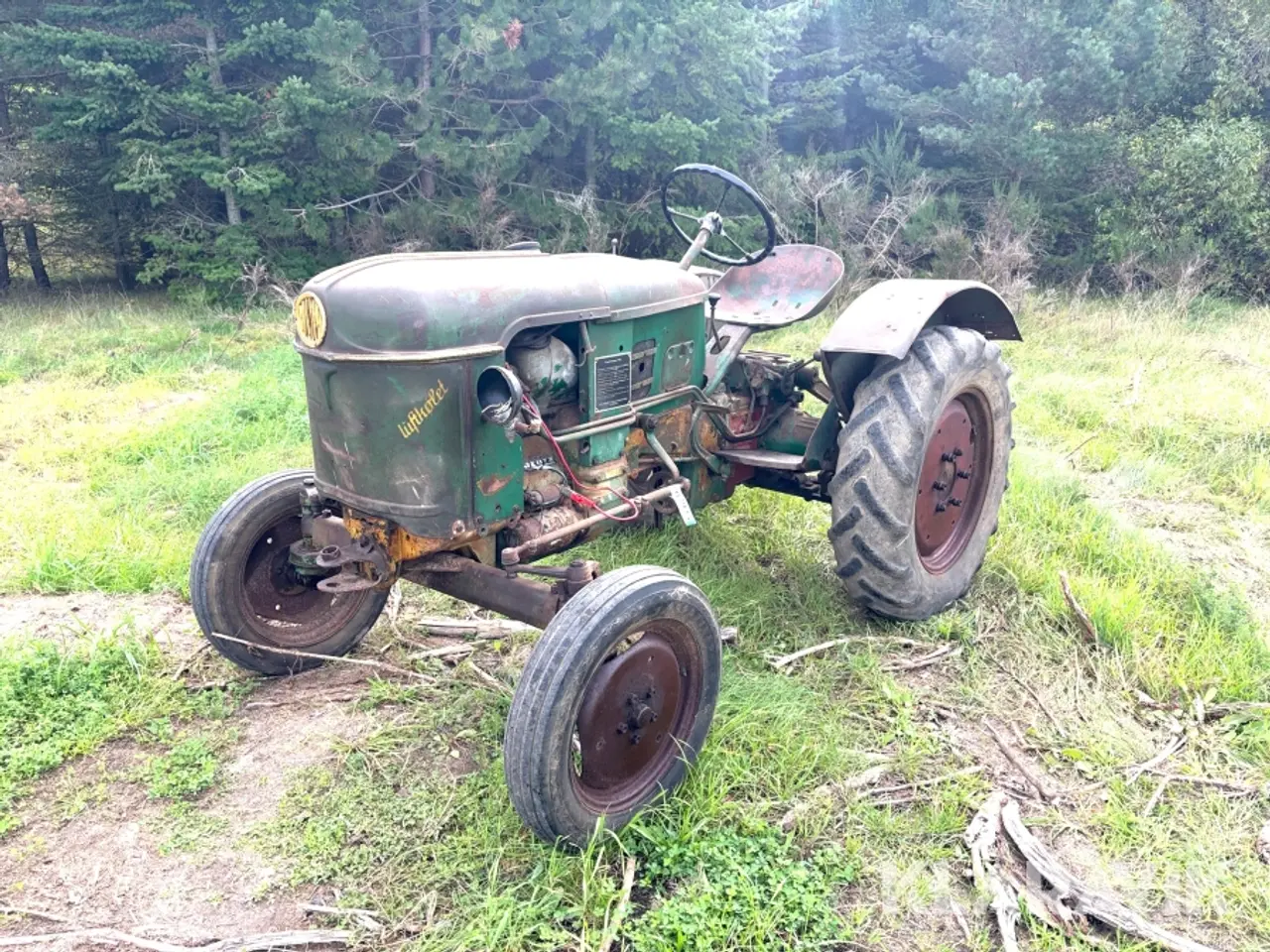 Billede 1 - Veterantraktor Deutz D 15-N 1 cylinderet diesel luftkølet