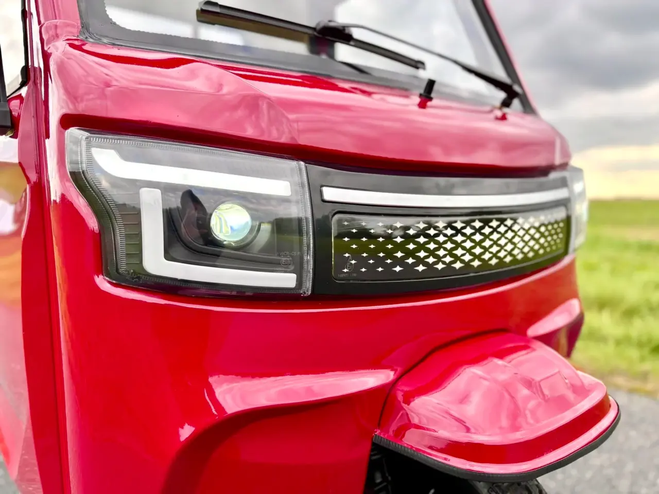 Billede 3 - LuxCap Pickup Kabinescooter Rød