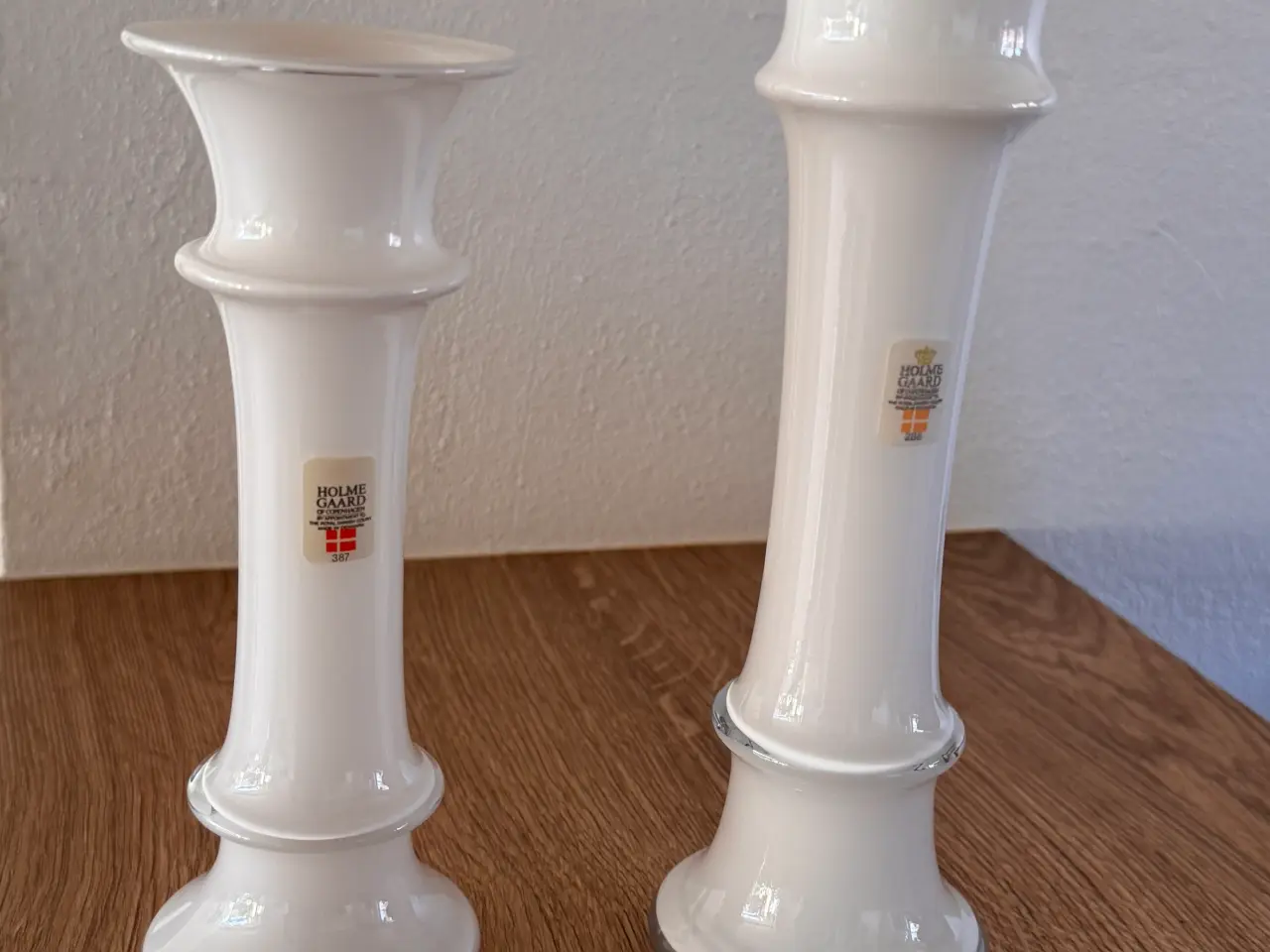 Billede 1 - Holmegaard vaser 17 og 21 cm.