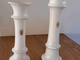 Holmegaard vaser 17 og 21 cm.