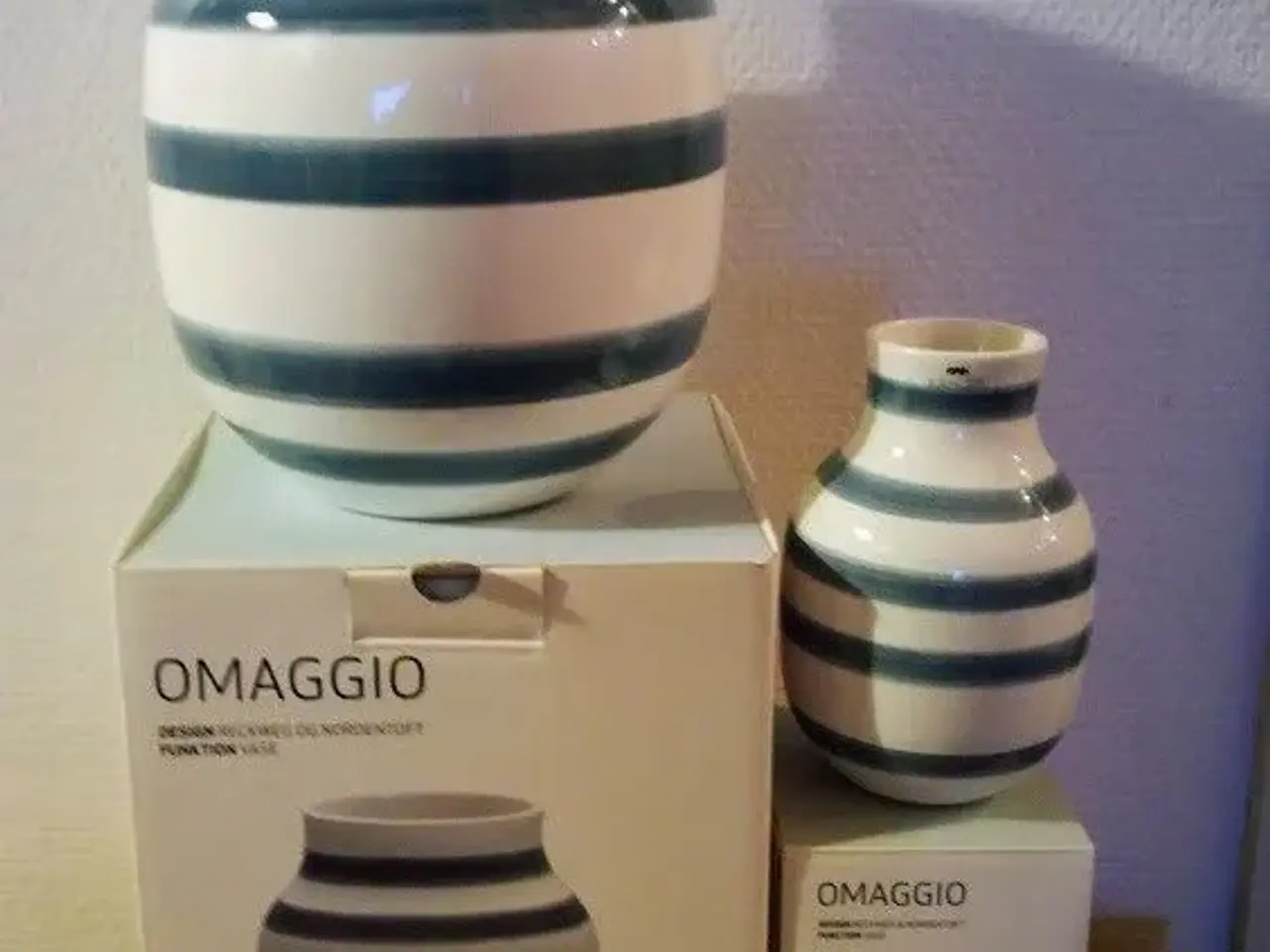 Billede 1 - Omaggio vaser, LYS BLÅ