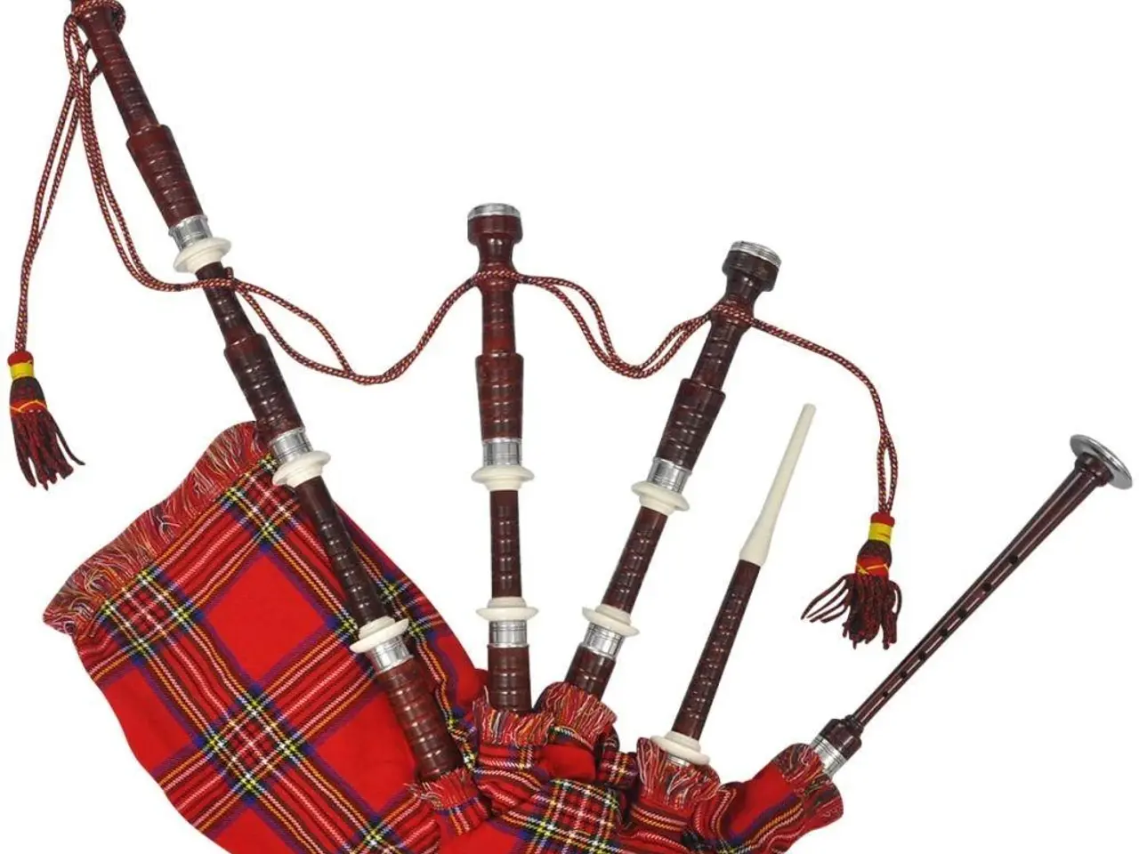 Billede 1 - Sækkepibe Scottish Great Highland - rød tartan