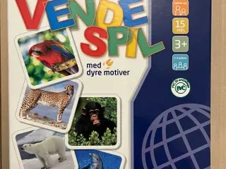 Vendespil med dyr 2x24 billedligt