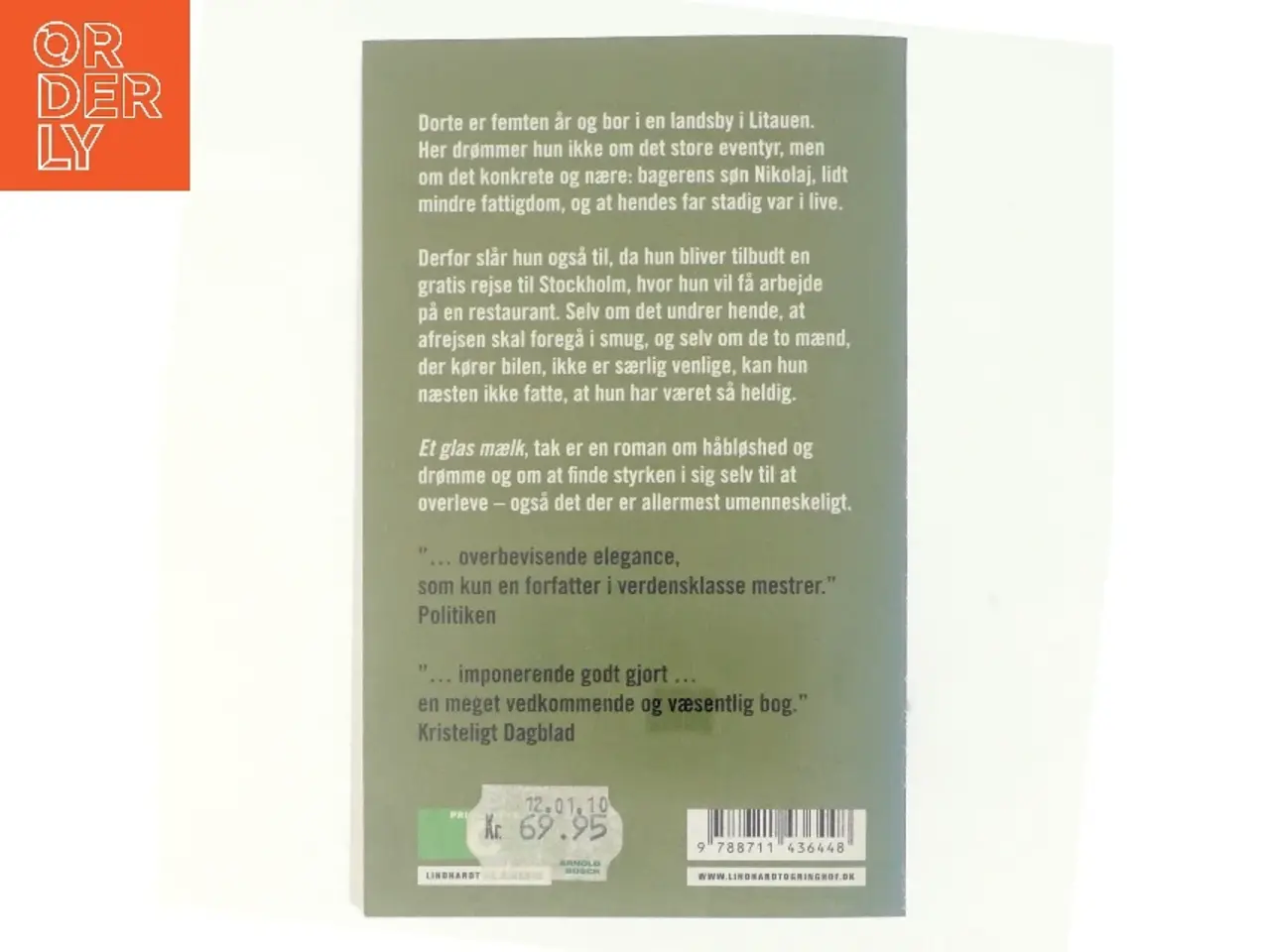Billede 3 - Et glas mælk, tak af Herbjørg Wassmo (Bog)