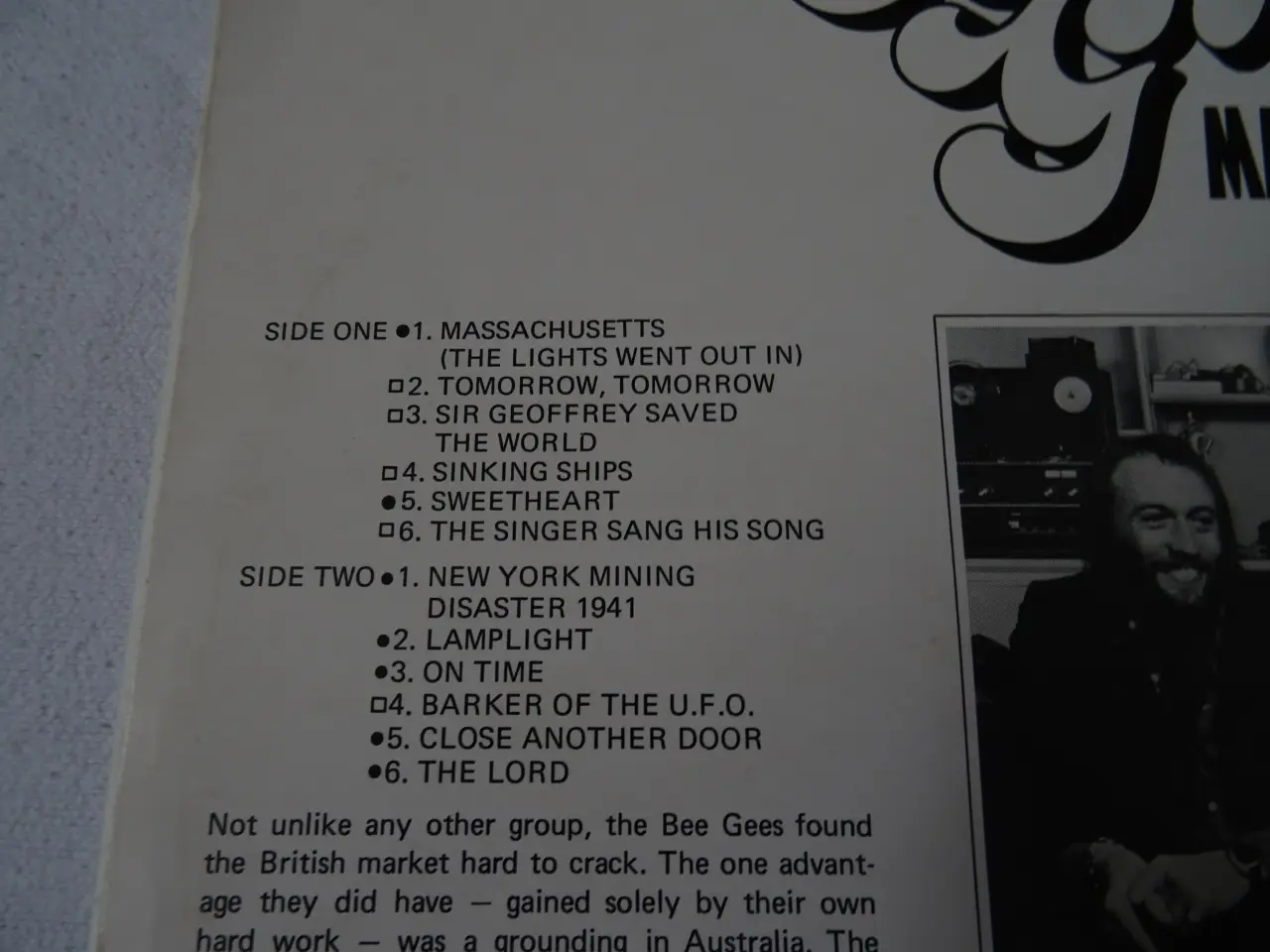 Billede 4 - lp Bee Gees masachusetts
