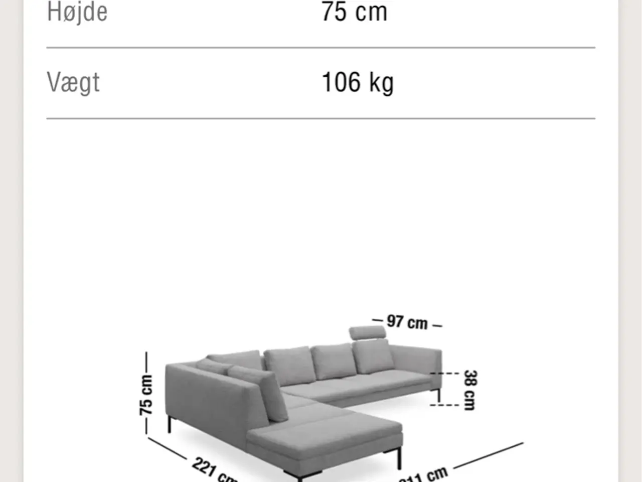 Billede 4 - Ny-renset Nordskov sofa fra Ilva 