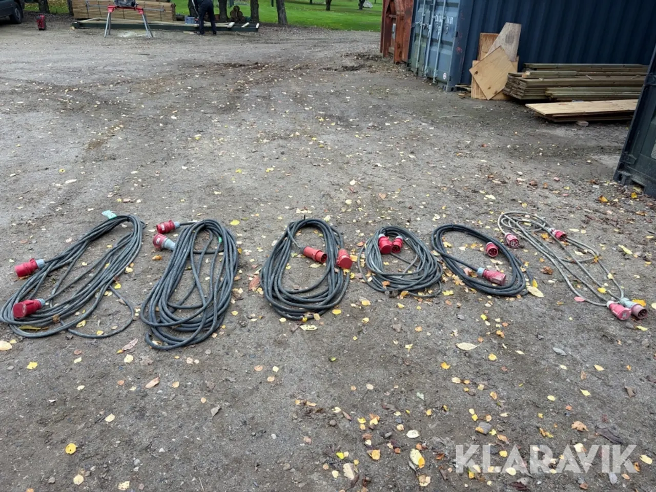 Billede 2 - Kraftkabler Blandet 16 A og 32 A, 7 styk