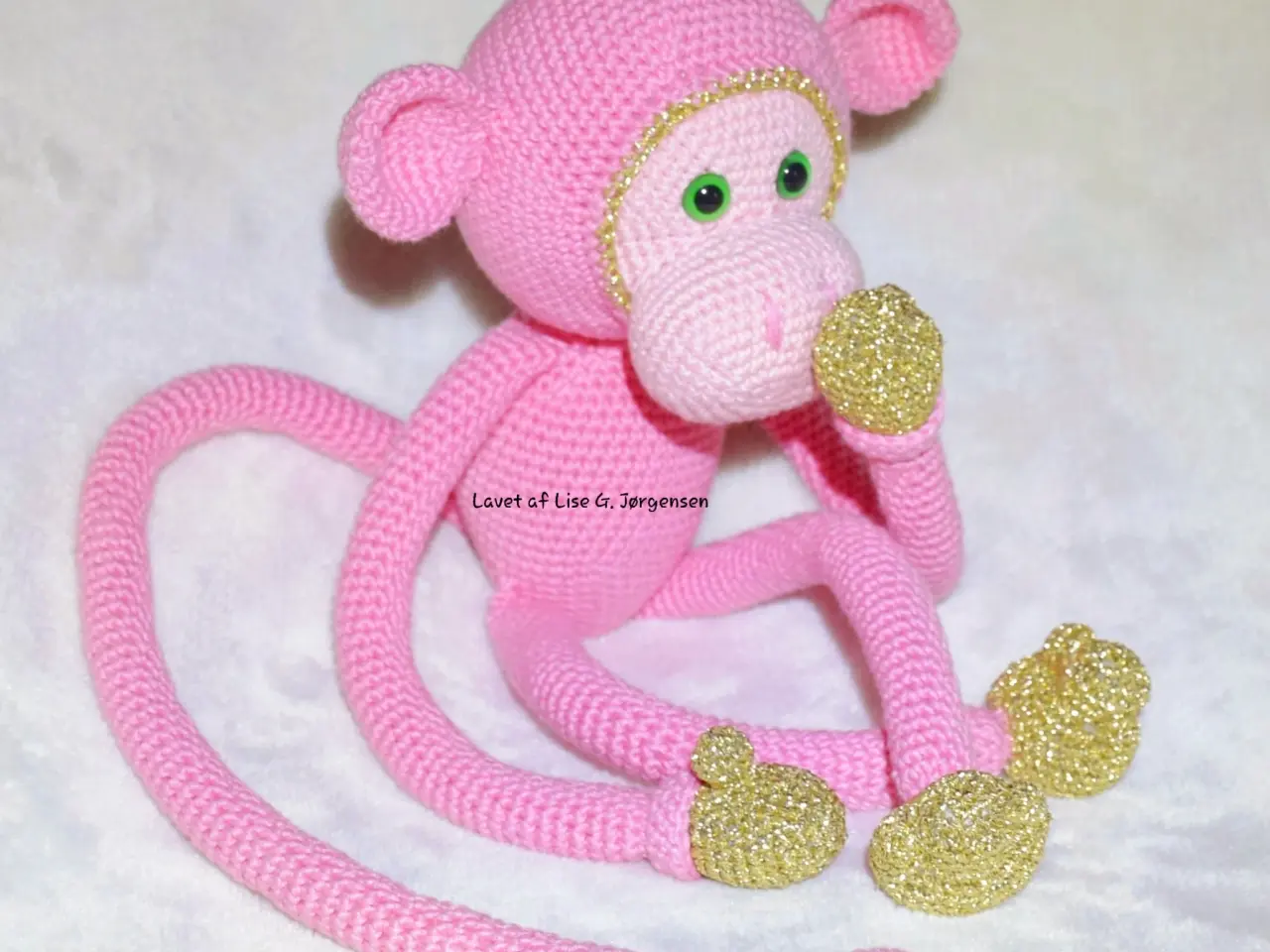 Billede 2 - Hæklet Mike The Monkey abe, 50 cm