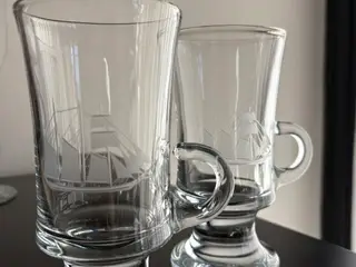 Irish Coffee Glas Skibsglas Sandblæst Skibsmotiv