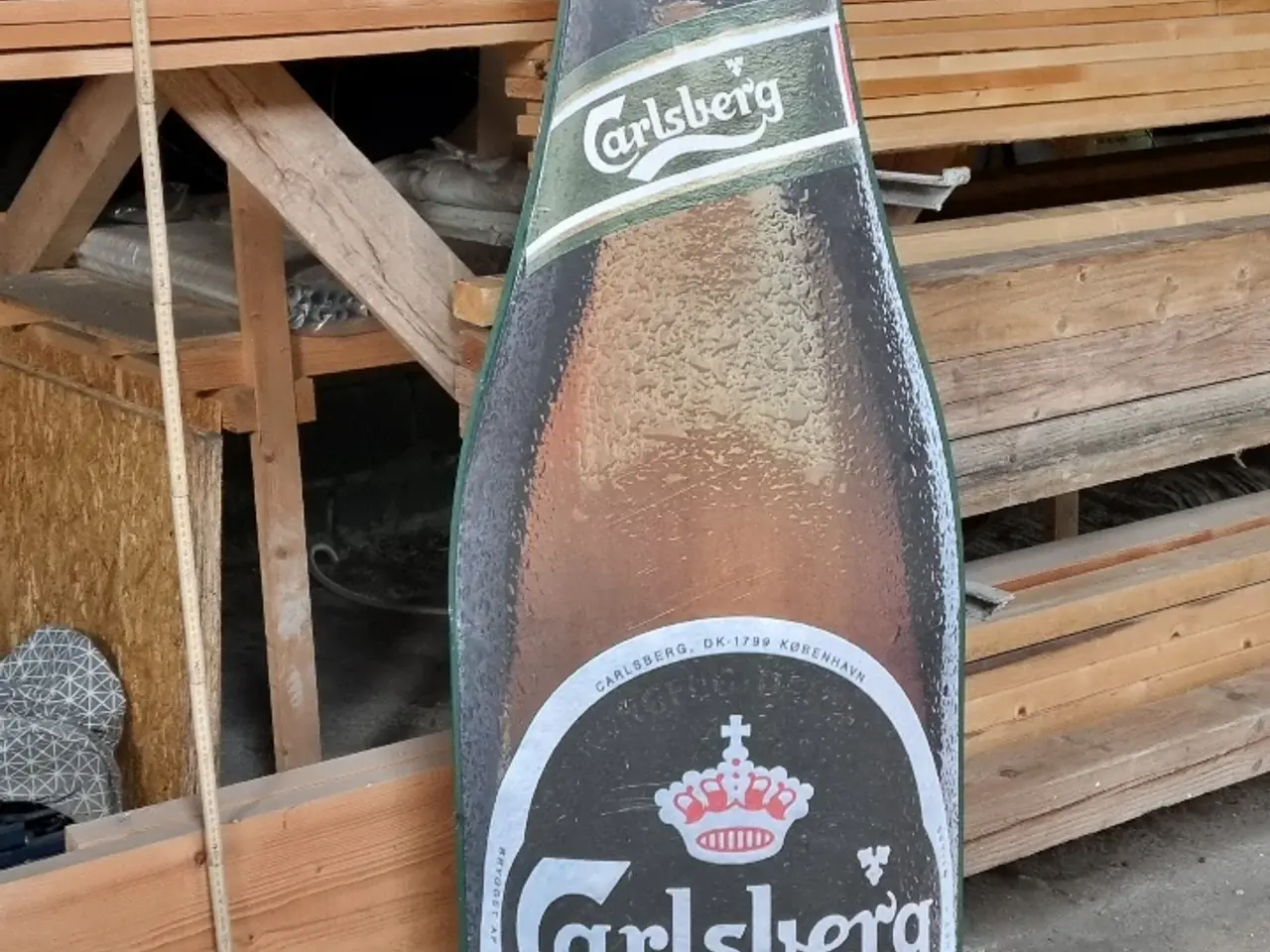 Billede 1 - Carlsberg pynt i metal