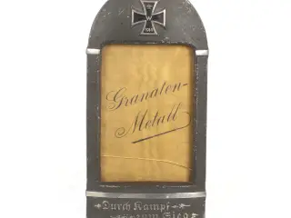WW1 original metal ramme 1914
