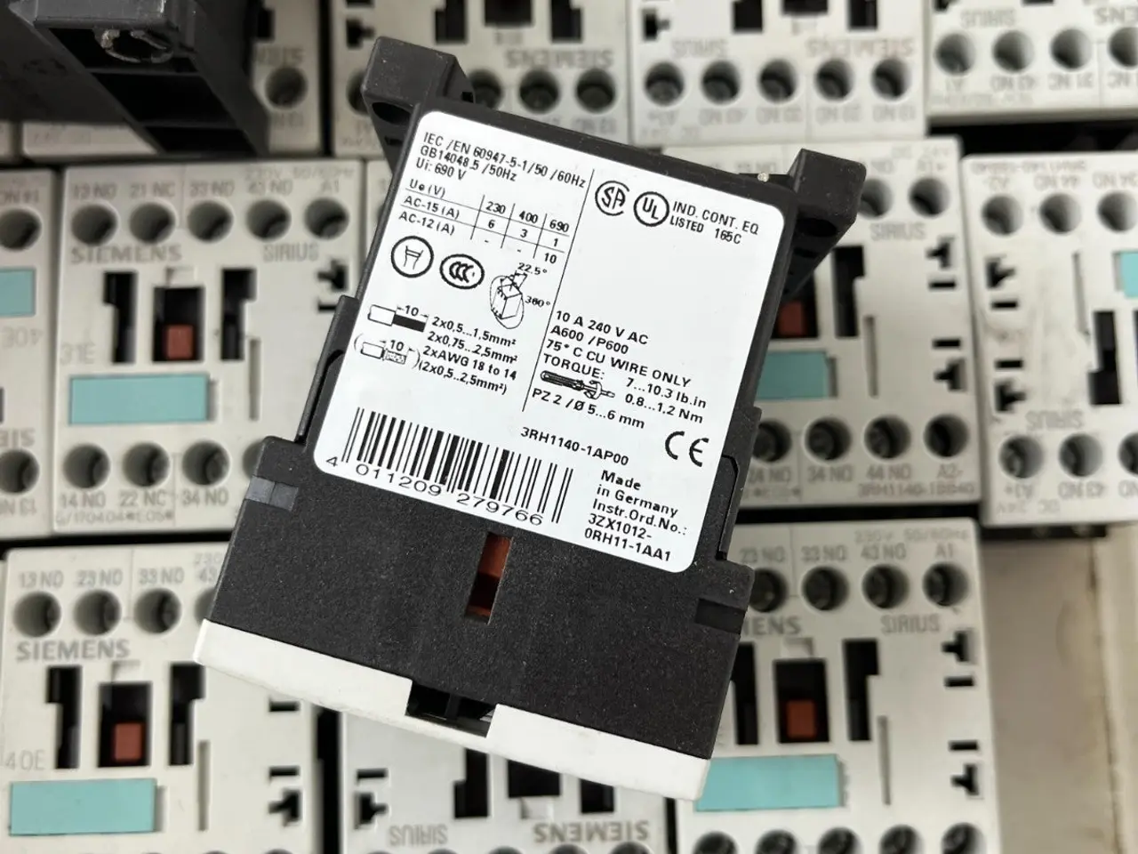 Billede 12 - Siemens SIRIUS kontaktor relæ parti 35pcs 3RH1140