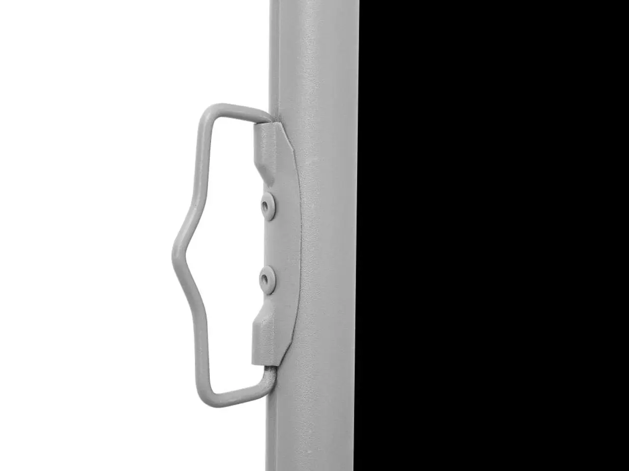 Billede 3 - Sammenrullelig sidemarkise 160 × 600 cm - sort