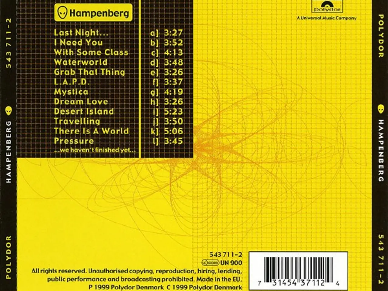 Billede 2 - Hampenberg – Hampenberg – CD