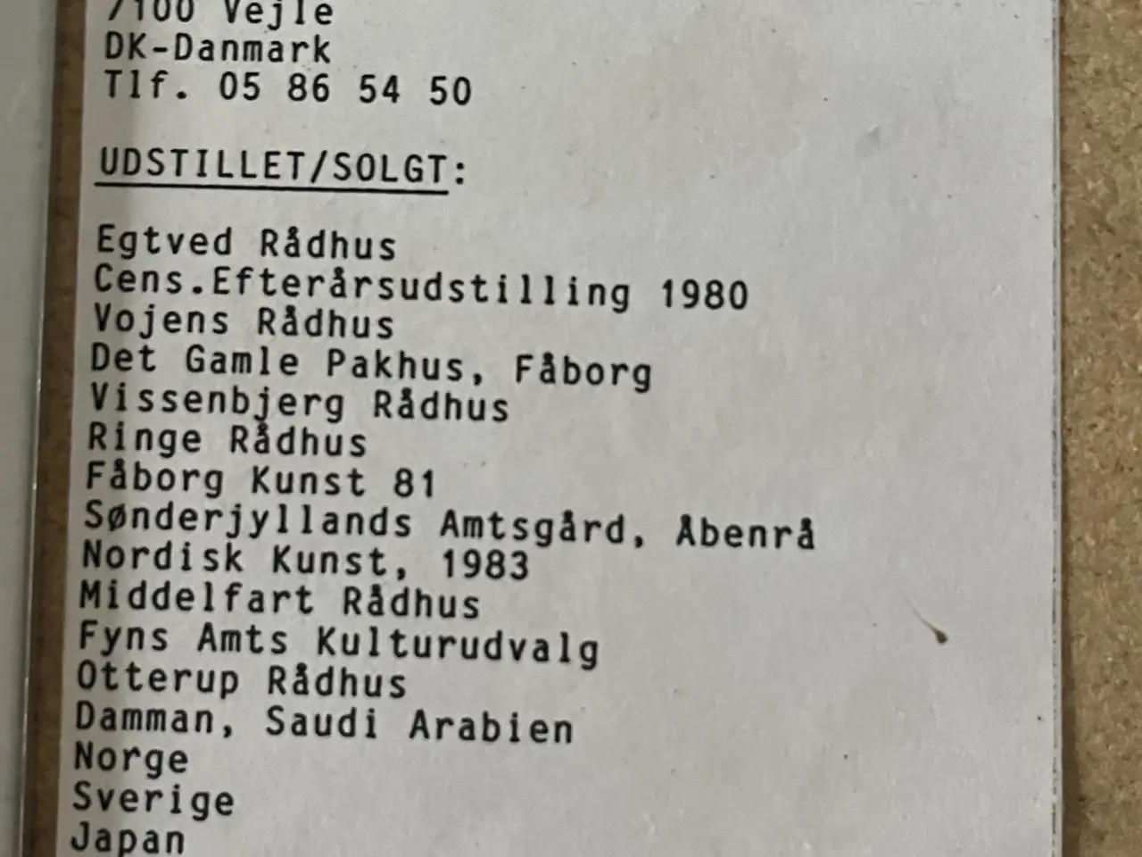Billede 2 - Aase Krenz billede lavet i stentøj og glasering 