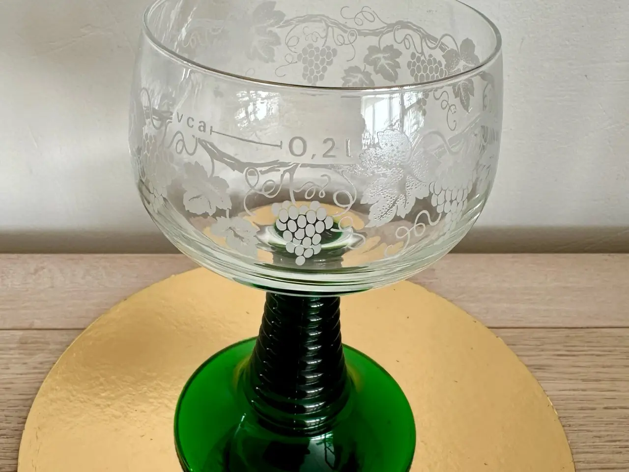 Billede 1 - Vintage Rømer franske snaps/ likørglas i fin stand