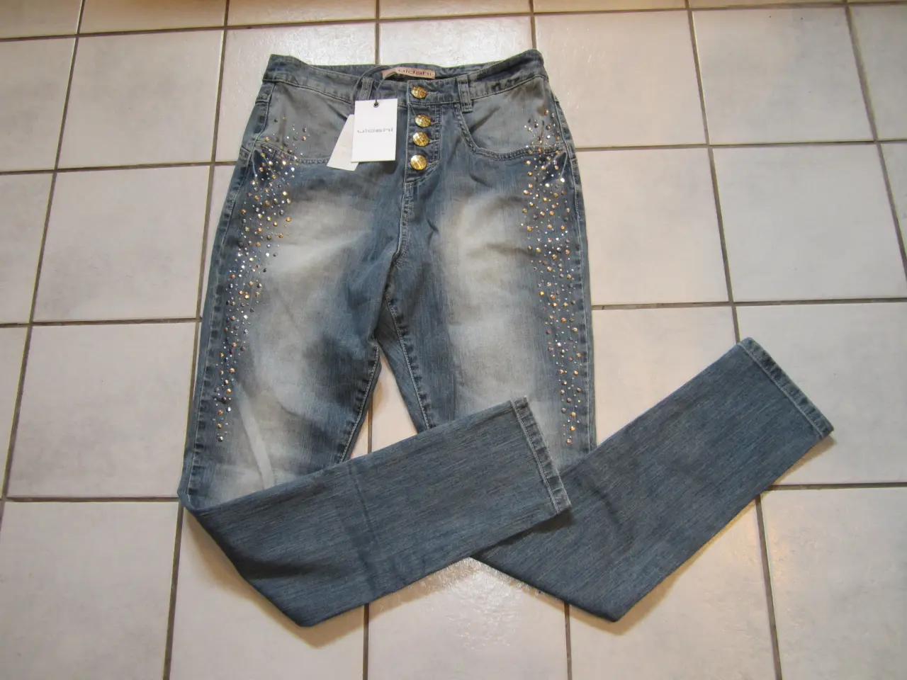 Billede 1 - Uldahl Jeans m Stærk Og Nitter