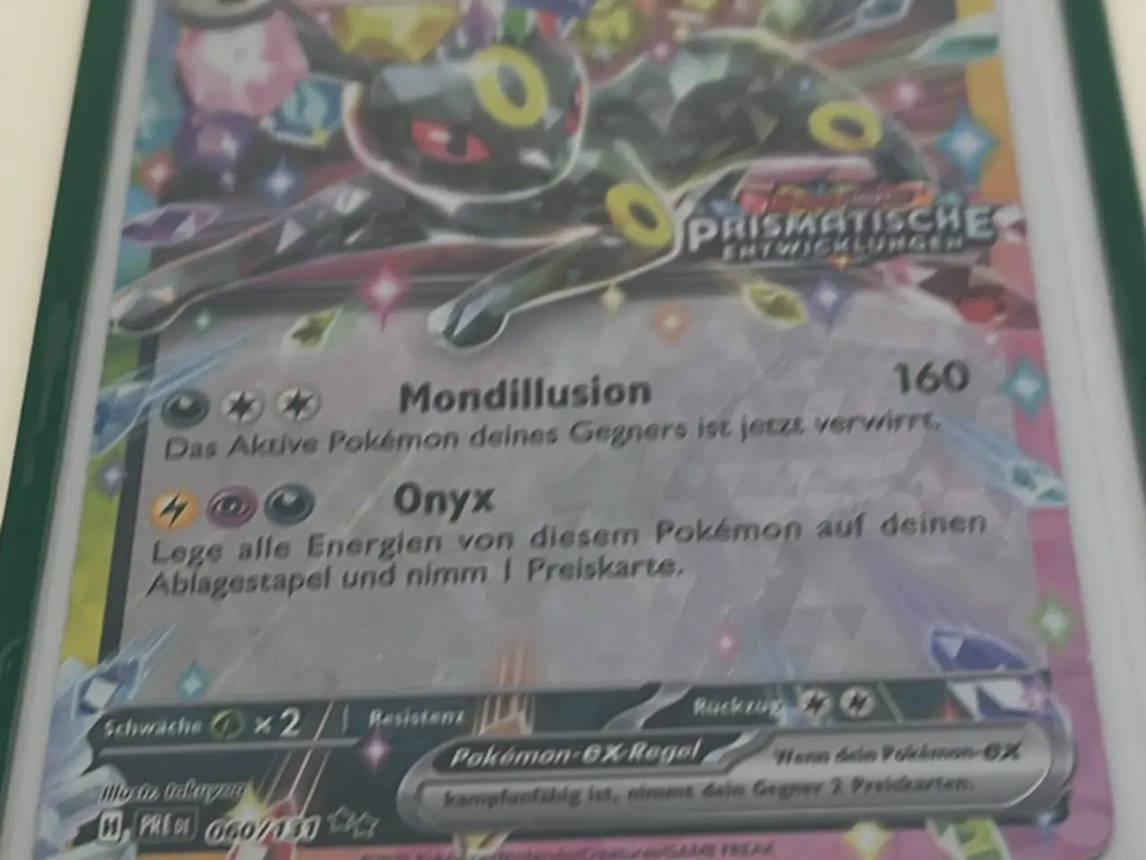 Billede 2 - Tysk Umbreon Ex fra prismatisk evolutions med stam