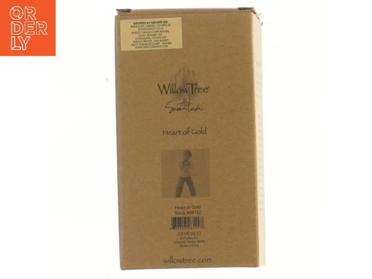 Billede 2 - Willow Tree Heart of Gold figur 14 cm fra Willowtree (str. 14 cm)