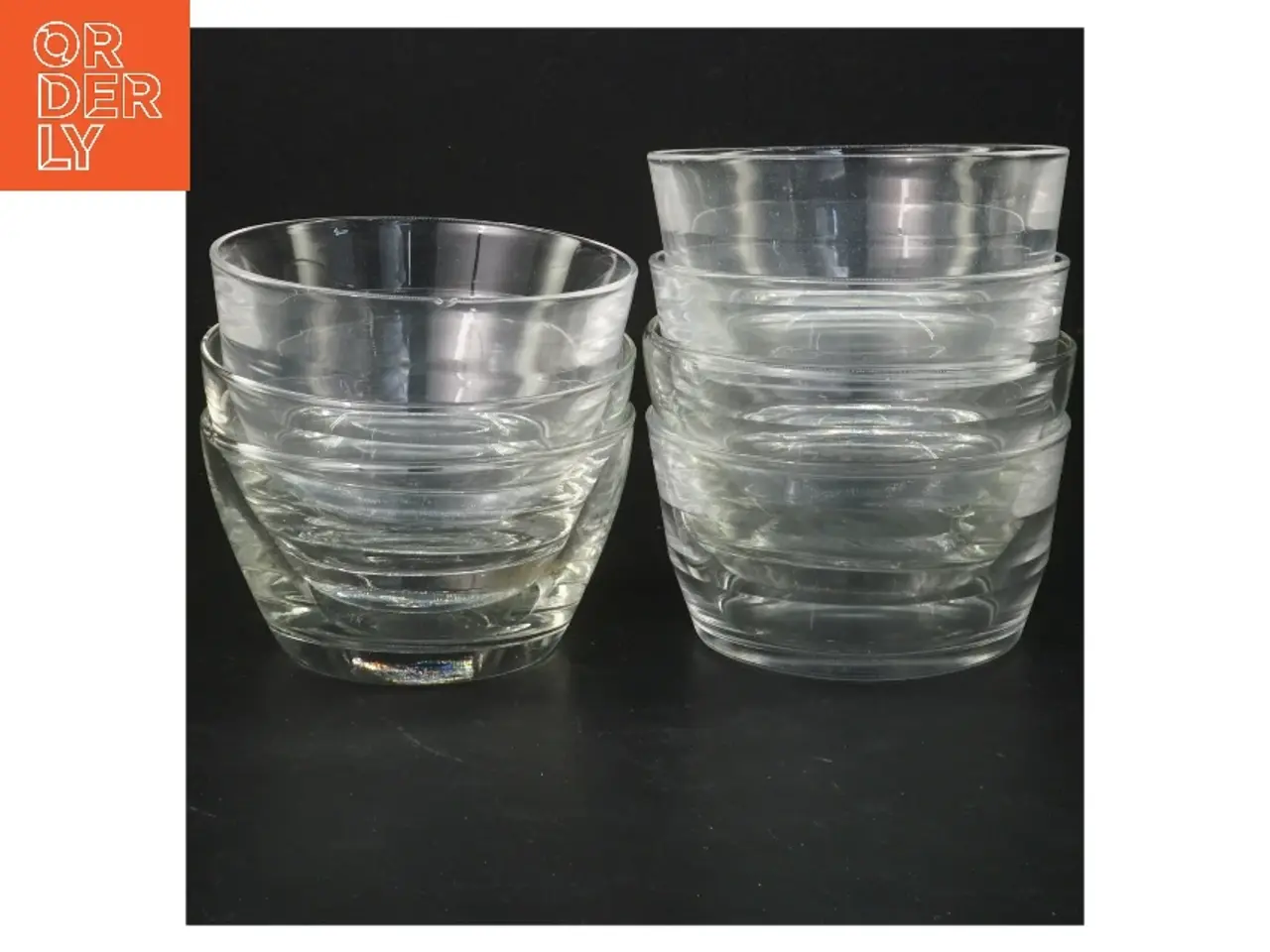 Billede 1 - Glas skåle sæt (str. 7 styk, ø 10 cm)