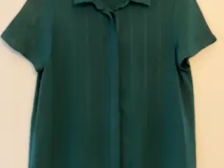 Trendyol grøn skjortebluse i viskose