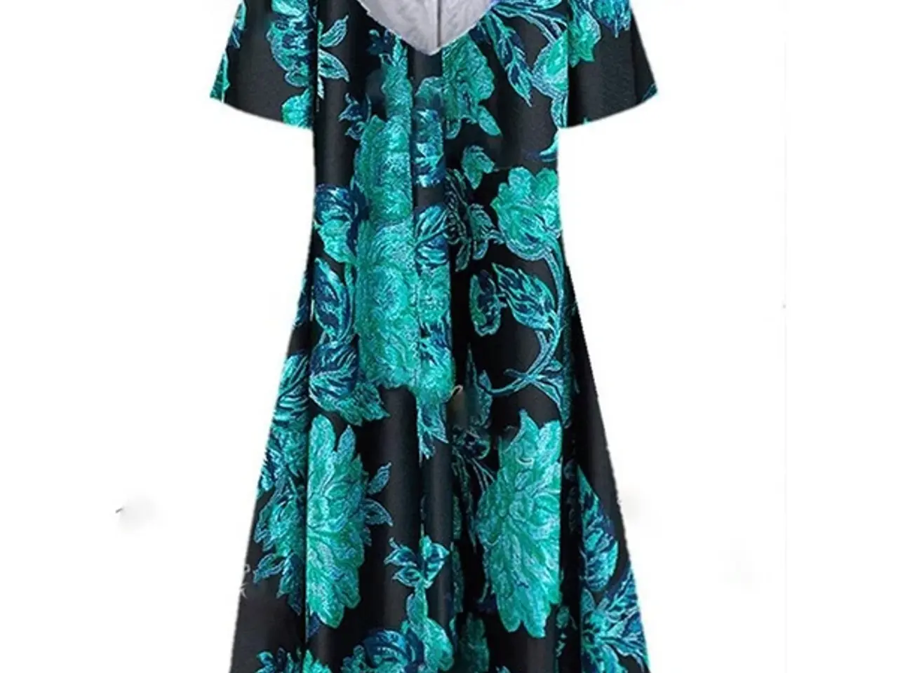 Billede 2 - kjoler-Kort BOHO med små ærmer. Medium og Large